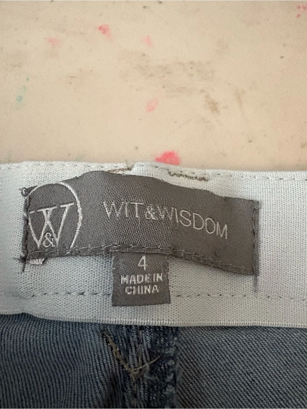 Wit & Wisdom straight leg jeans